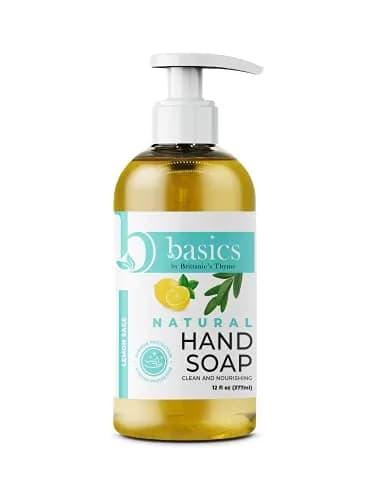 Brittanie's Thyme Natural Hand Soap, Lemon Sage, 12 fl oz | Nourishing Botanical Formula thumbnail 3