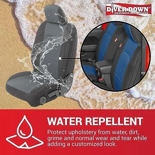 Diver Down Neoprene Seat Cover Set - Fits Jeep JL Unlimited 4-Door 2018-2026 | Custom Fit & Soft Cushion Feel thumbnail 3