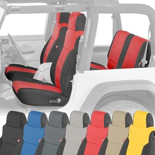 Diver Down Neoprene Seat Cover Set for Jeep TJ 1997-2006 | Waterproof Custom Fit with Cushioned Feel thumbnail 1