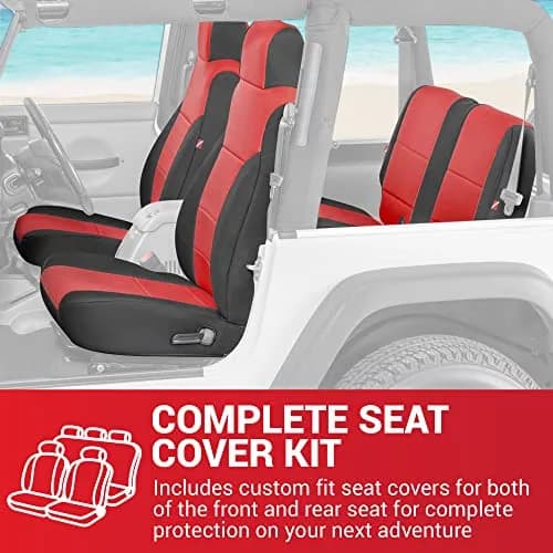 Diver Down Neoprene Seat Cover Set for Jeep TJ 1997-2006 | Waterproof Custom Fit with Cushioned Feel thumbnail 6