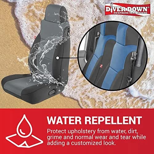 Diver Down Neoprene Seat Cover Set for Jeep TJ 1997-2006 | Waterproof Custom Fit with Cushioned Feel thumbnail 3