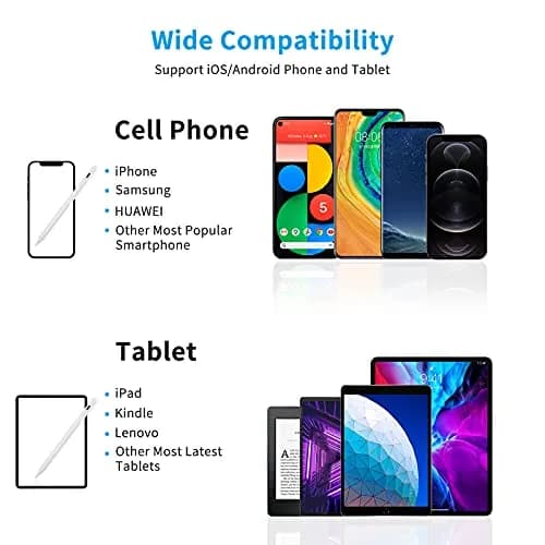 Rsepvwy Samsung A7/A8/A9/A11+ Tablet Stylus White | Precision Drawing & Writing thumbnail 3