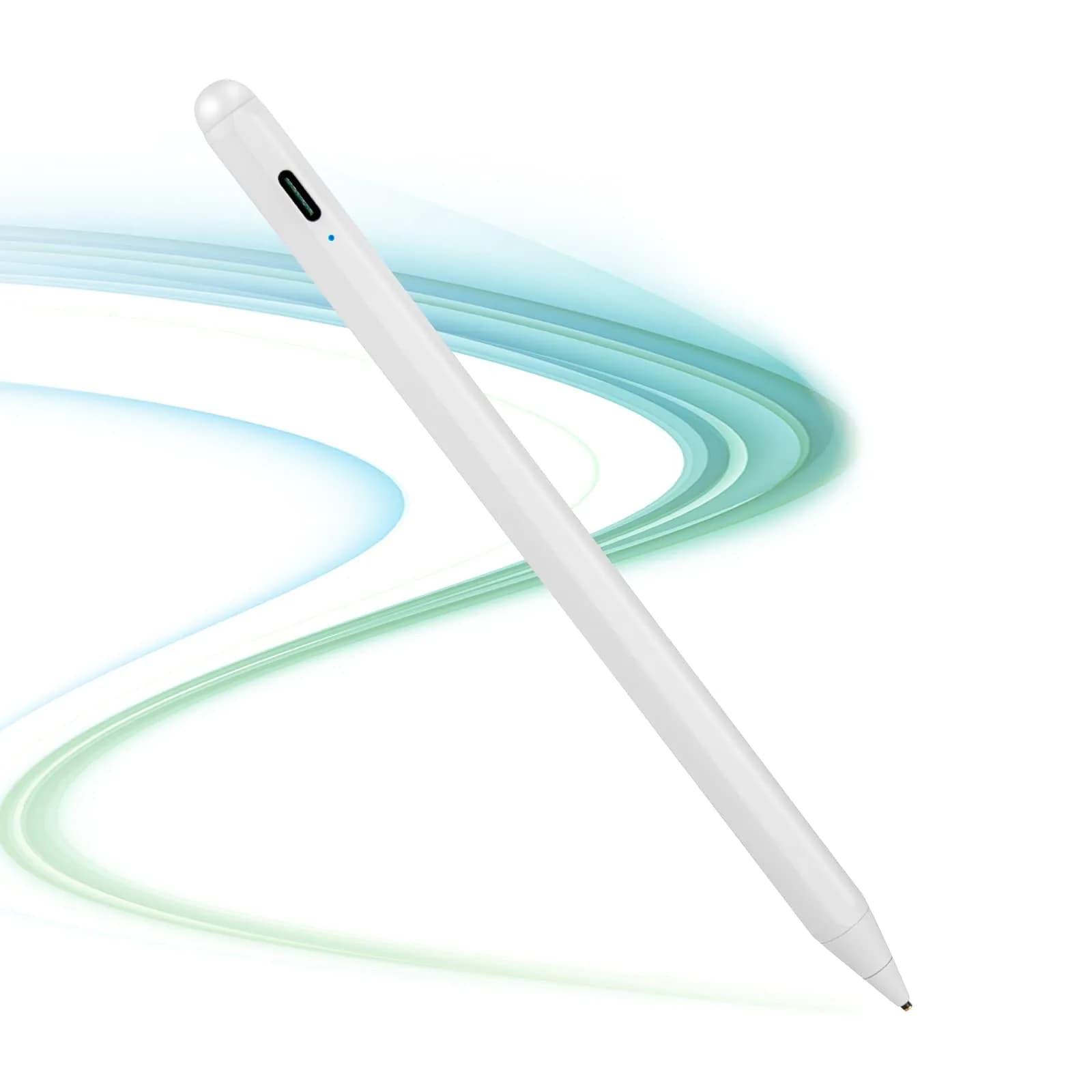 Rsepvwy Stylus Pen for iPhone 13/14/15/16 Pro Max, 1.5mm Fine Tip, White | Precision Digital Stylus for Drawing & Notes — Black