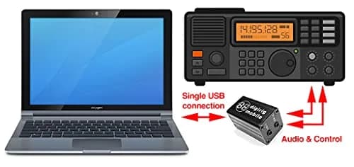 Digirig Mobile Digital Modes Interface for Amateur Radio | USB CAT, PTT & Audio Codec (1.9 Rev) thumbnail 6
