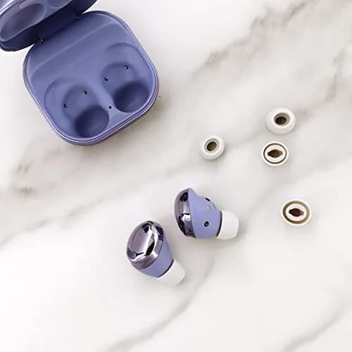 IiEXCEL Replacement Eartips for Samsung Galaxy Buds Pro - 6 Pairs, S/M/L Sizes, Phantom Silver thumbnail 5