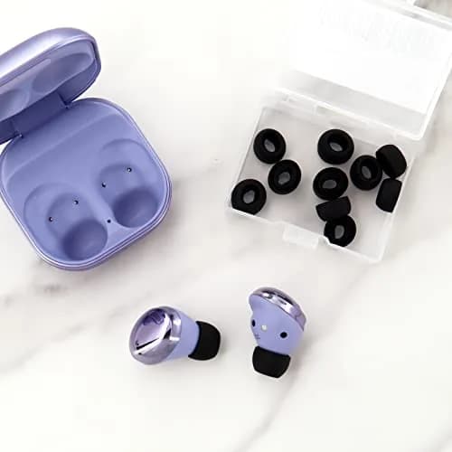 IiEXCEL Replacement Eartips for Samsung Galaxy Buds Pro - 6 Pairs, S/M/L Sizes, Phantom Black | Silicone Earbuds for Enhanced Fit and Sound thumbnail 6