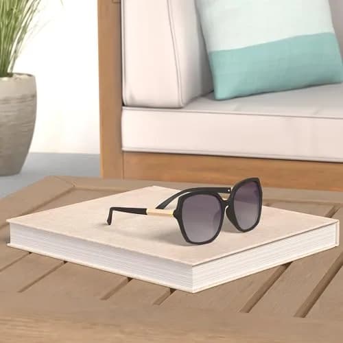 KALIYADI Polarized Sunglasses Womens Oversized Square UV400 Protection 58mm thumbnail 2