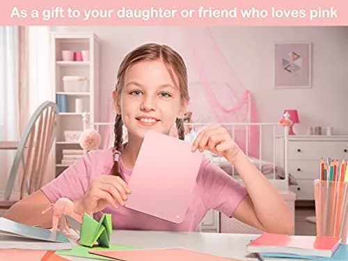Audimi Small Mouse Pad 6 x 8 Inch Pink | Smooth Glide & Non-Slip Base thumbnail 7