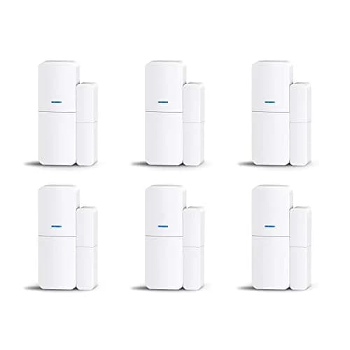 tolviviov Entry Sensor (Pack of 6) - Wireless Contact Sensor for Doors and Windows | 120dB Alarm thumbnail 1