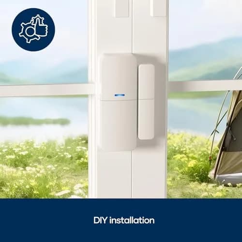 tolviviov Entry Sensor (Pack of 6) - Wireless Contact Sensor for Doors and Windows | 120dB Alarm thumbnail 5