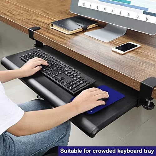 Audimi Small Mouse Pad 6 x 8 Inch, Mini Mouse Pad Thick for Laptop Wireless Mouse Home Office Travel, Portable & Washable (Blue) | Smooth Glide & Non-Slip Base thumbnail 4
