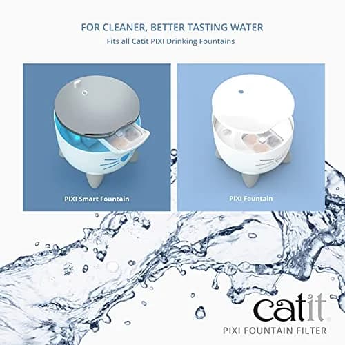 Catit PIXI Cat Drinking Fountain Original Filter 6-Pack | Certified Water Purifier for Cats in India thumbnail 2