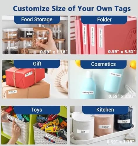 Phomemo Labels, D30 Label Tape, Continuous Labels 0.59" (15mm) x 19.69ft | Waterproof, No Ink Needed thumbnail 2