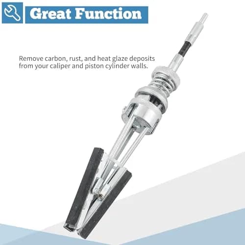 ATPEAM 5cm-17.8cm Engine Cylinder Hone Tool with 3 Replaceable 220 Grit Stones | Deglazer for Drills thumbnail 7