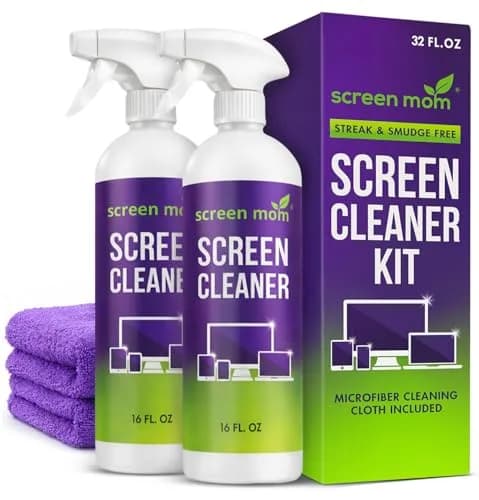 Screen Mom Screen Cleaner Spray 2 Pack-16oz for TV, Car, Laptop & Computer | Streak-Free, Alcohol-Free thumbnail 1