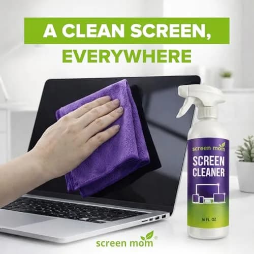 Screen Mom Screen Cleaner Spray 2 Pack-16oz for TV, Car, Laptop & Computer | Streak-Free, Alcohol-Free thumbnail 6