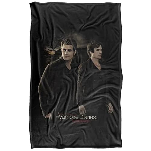 LOGOVISION Vampire Diaries Brothers Silky Touch Throw Blanket 91cm x 147cm | Officially Licensed Fandom Decor thumbnail 2