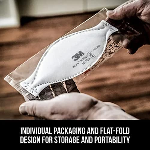3M Aura N95 Particulate Respirator 20 Count (Pack of 1) | NIOSH Approved for 95% Filtration Efficiency thumbnail 8