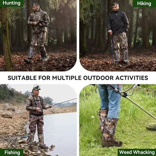 GearOZ Snake Gaiters Chaps, Durable Lower Legs Anti-Snake Bite Guards Camo | 16.9 × 9.8 × 3.1 inches (43 × 25 × 8 cm) thumbnail 7