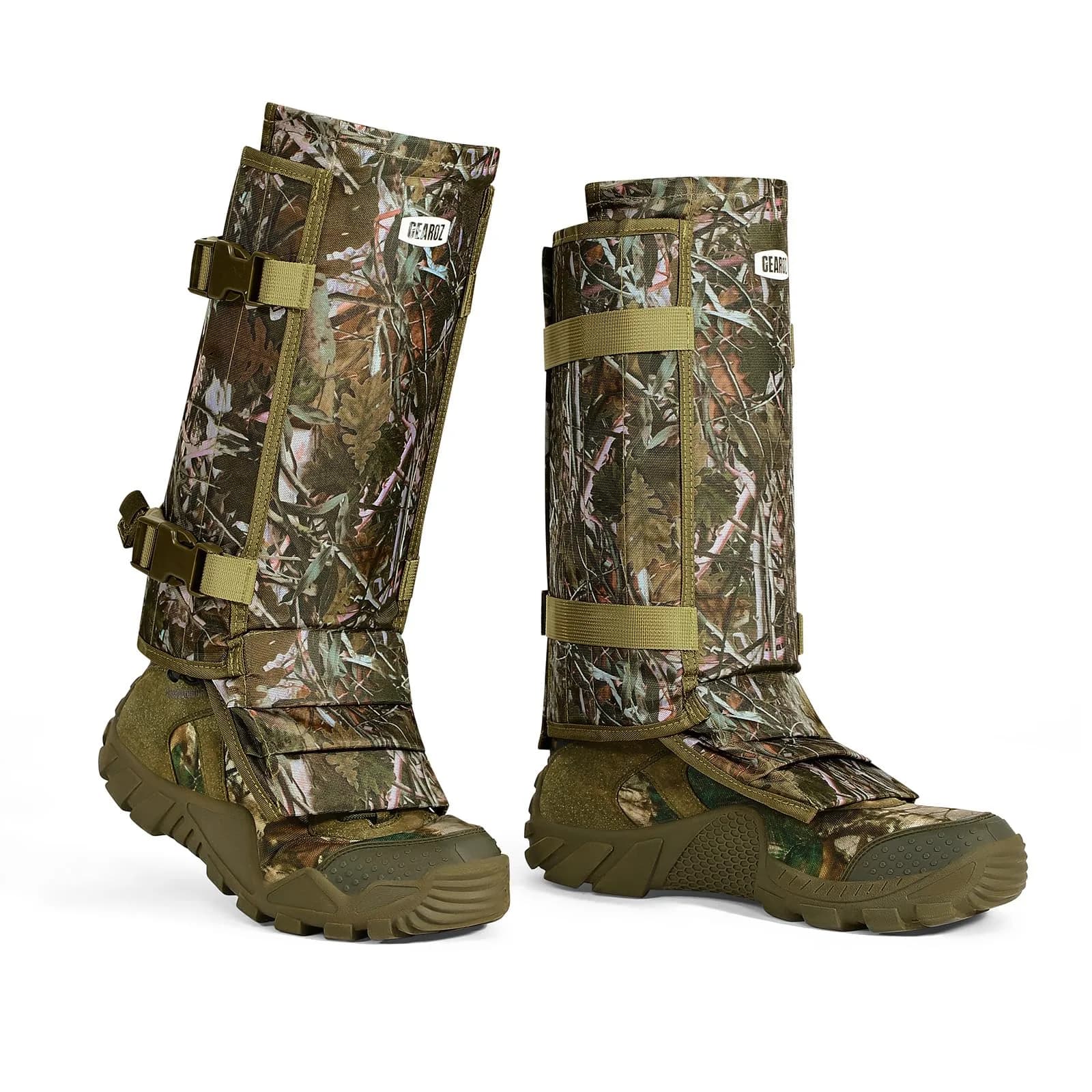 GearOZ Snake Gaiters Chaps, Durable Lower Legs Anti-Snake Bite Guards Camo | 16.9 × 9.8 × 3.1 inches (43 × 25 × 8 cm) - view 9
