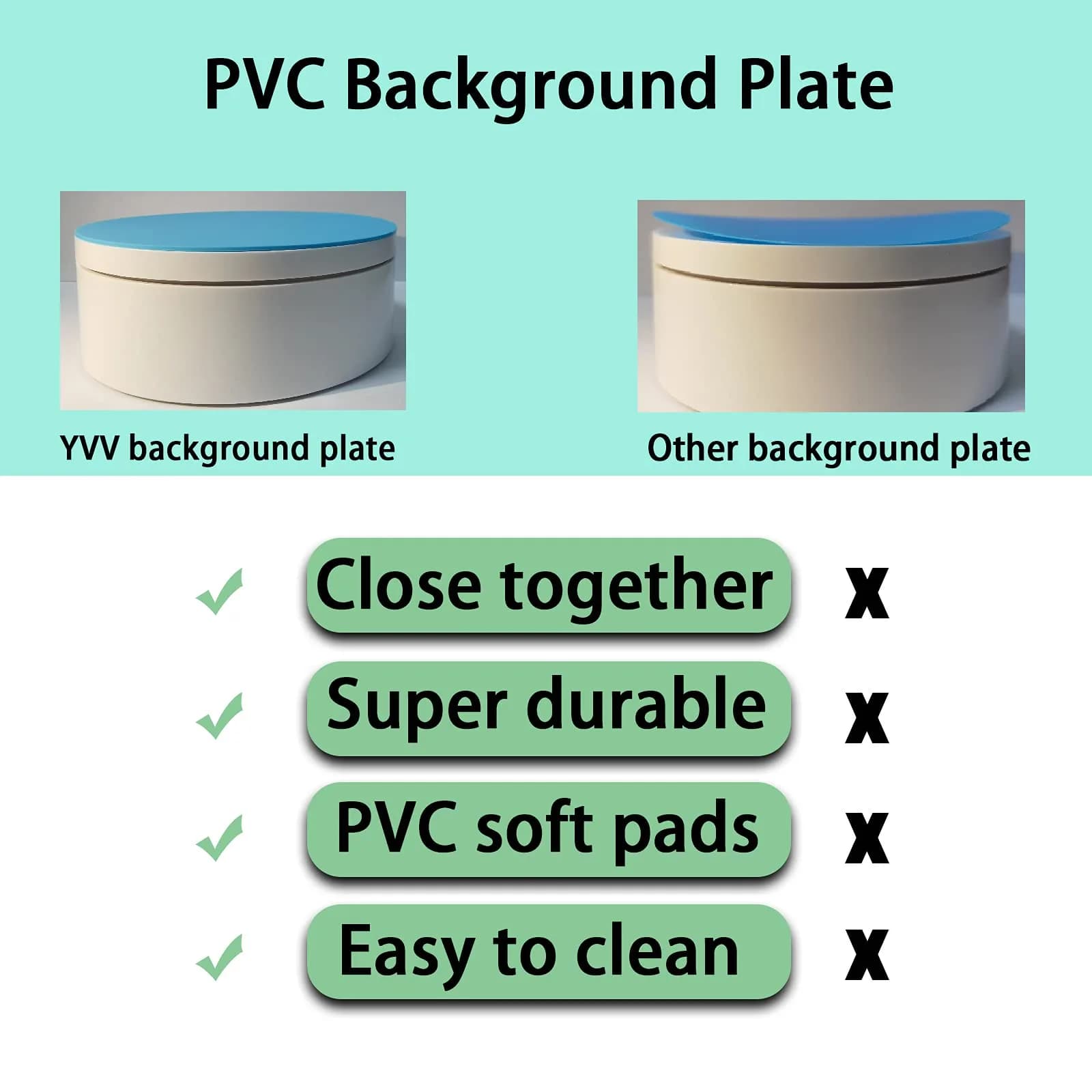 YVV Rotating Display Stand 12cm (4.72in) | Automatic Mute Turntable for Tumblers & Products - view 4