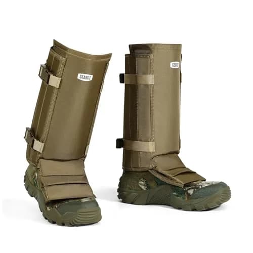 GearOZ Snake Gaiters Chaps Khaki | 1000D Oxford & Polypropylene Anti-Snake Bite Guards for Men & Women thumbnail 9