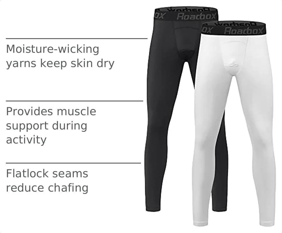 Roadbox Boys Compression Pants | Quick Dry, Support & UPF 50+ Sun Protection thumbnail 5