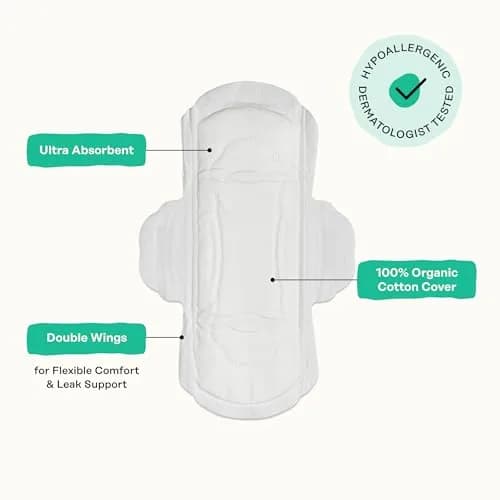 The Honey Pot Company Cooling Herbal Regular Pads 20 Count | Dermatologist Tested for Sensitive Skin thumbnail 5