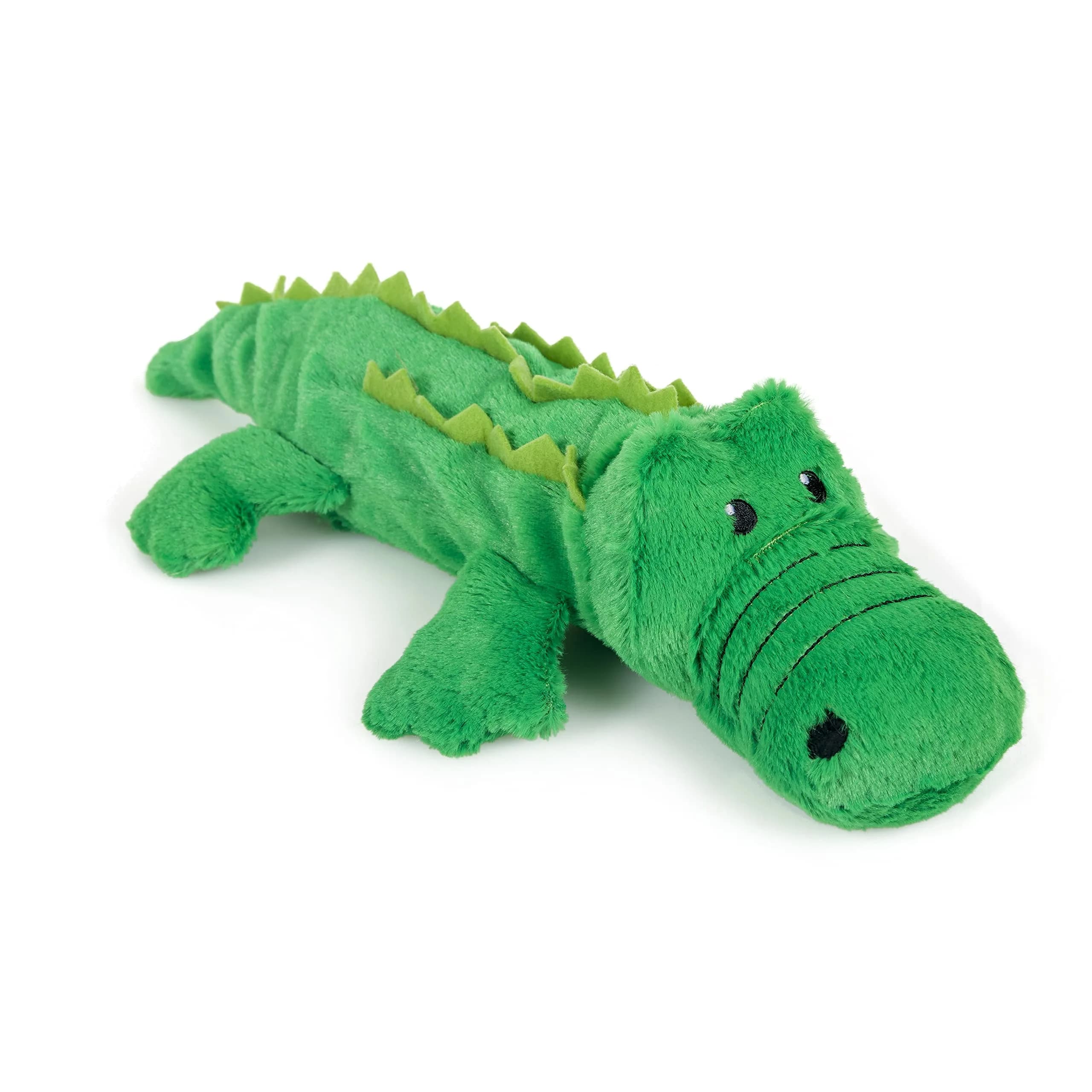 Petface Planet Carlos the Crocodile Eco Friendly Plush Dog Toy 40cm (15.7in) | Recycled Materials & Squeaker - main product image
