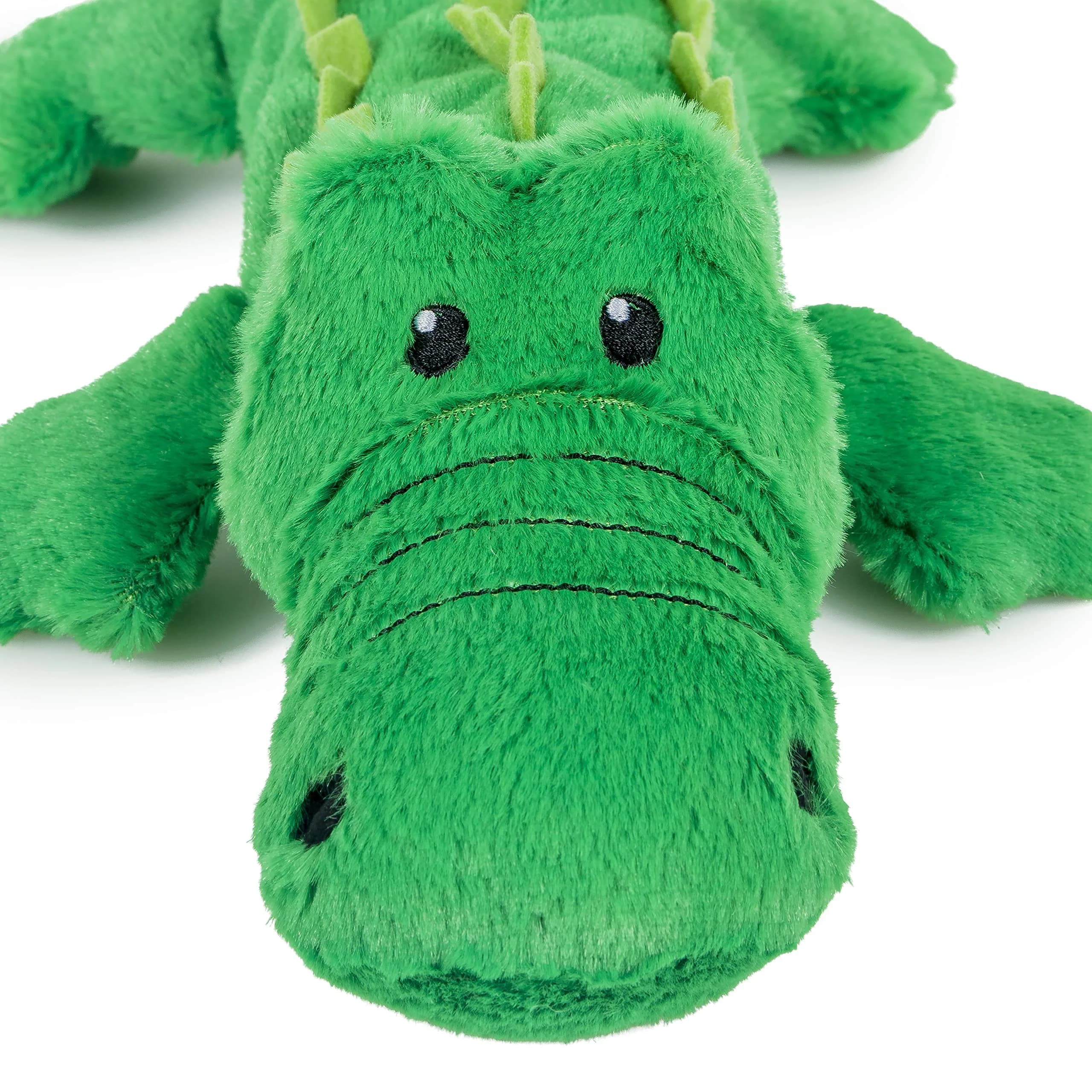 Petface Planet Carlos the Crocodile Eco Friendly Plush Dog Toy 40cm (15.7in) | Recycled Materials & Squeaker - view 2