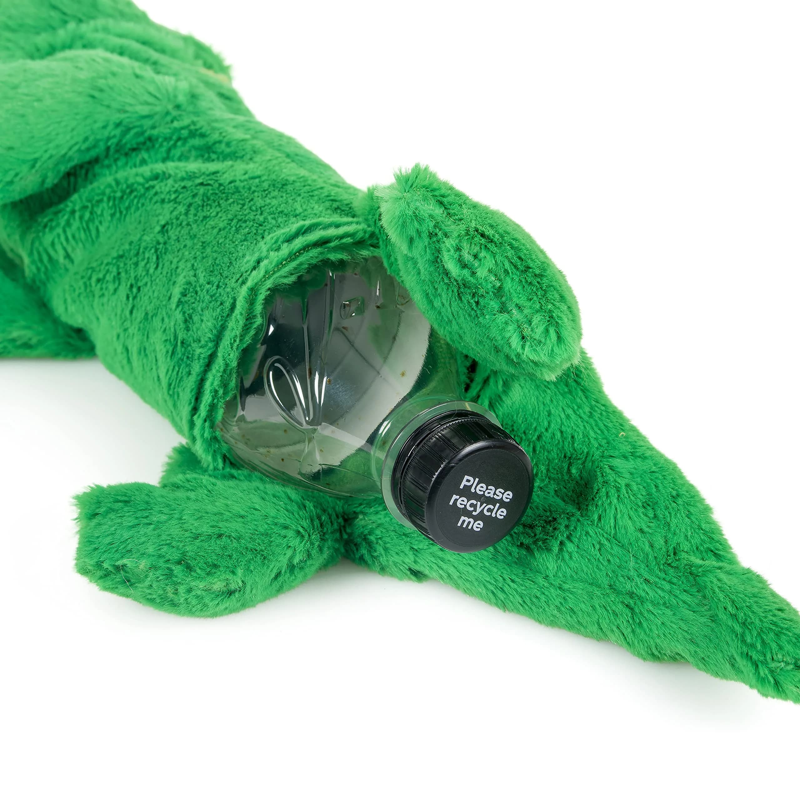 Petface Planet Carlos the Crocodile Eco Friendly Plush Dog Toy 40cm (15.7in) | Recycled Materials & Squeaker - view 3