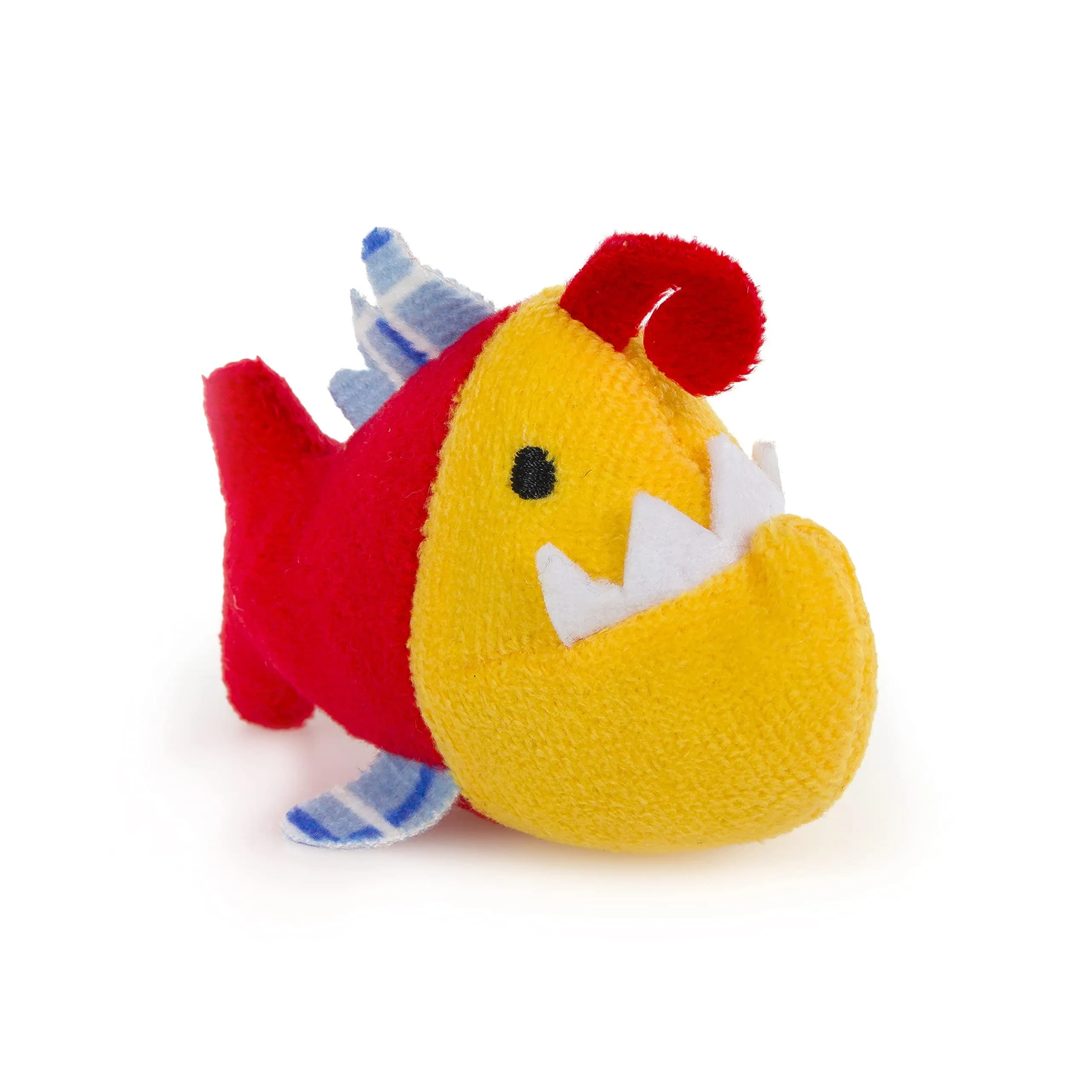 Petface Planet Parker the Piranha Eco Friendly Plush Cat Toy with Catnip | Recycled Materials - main product image