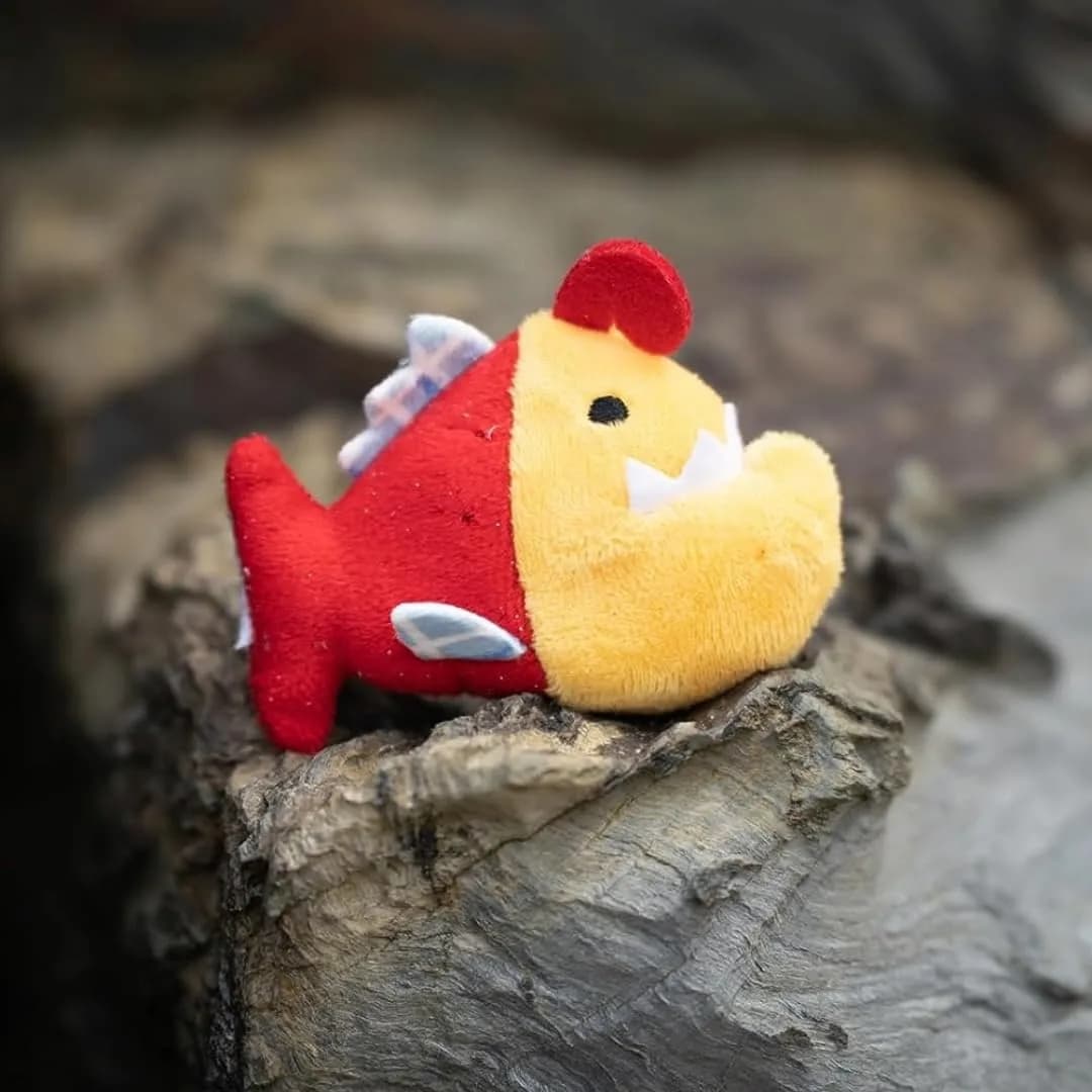 Petface Planet Parker the Piranha Eco Friendly Plush Cat Toy with Catnip | Recycled Materials - view 5