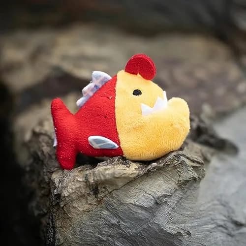 Petface Planet Parker the Piranha Eco Friendly Plush Cat Toy with Catnip | Recycled Materials thumbnail 5