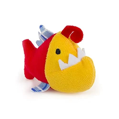 Petface Planet Parker the Piranha Eco Friendly Plush Cat Toy with Catnip | Recycled Materials thumbnail 1