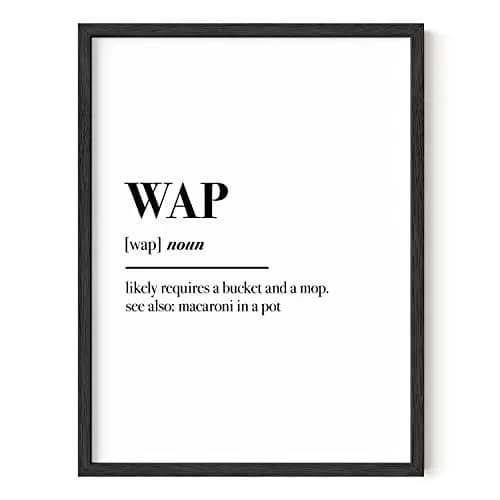 HAUS AND HUES Cardi B Poster - Baddie Room Decor 12"x16" | Humorous Wall Art for Teen Girls & Women thumbnail 1
