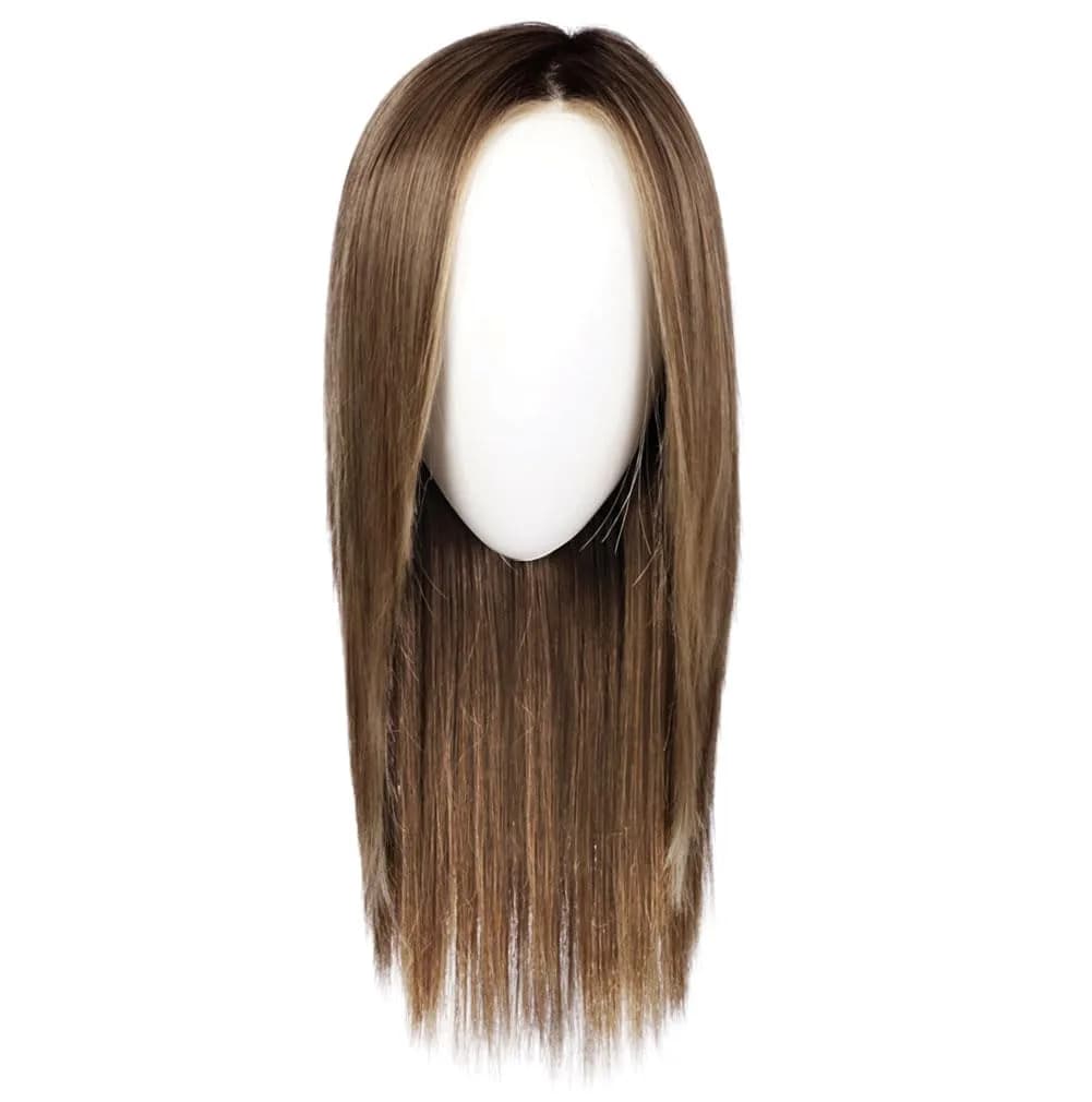 Hair u wear Raquel Welch Women's Layered Long Brown Wig, WELL PLAYED | Edgy Jagged Layers, Heat-Friendly Synthetic Fiber - main product image