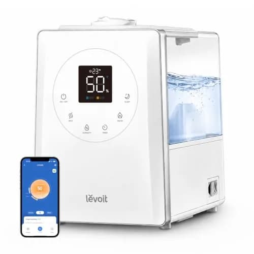 Levoit Smart Hybrid Ultrasonic Humidifier 6L (0.4 Gallons) | Cool & Warm Mist for Large Rooms up to 753 sq ft thumbnail 1