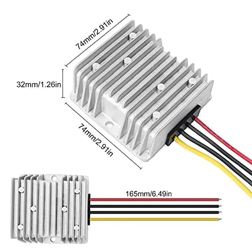 YIPIN HEXHA DC 24V to 12V 30A 360W Waterproof Power Converter | Industrial Grade Buck Regulator thumbnail 7