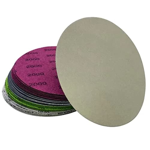 AutKerige 6 Inch Wet Dry Sandpaper Set | Assorted Grit 1000-5000 for Auto, Wood, Metal thumbnail 1