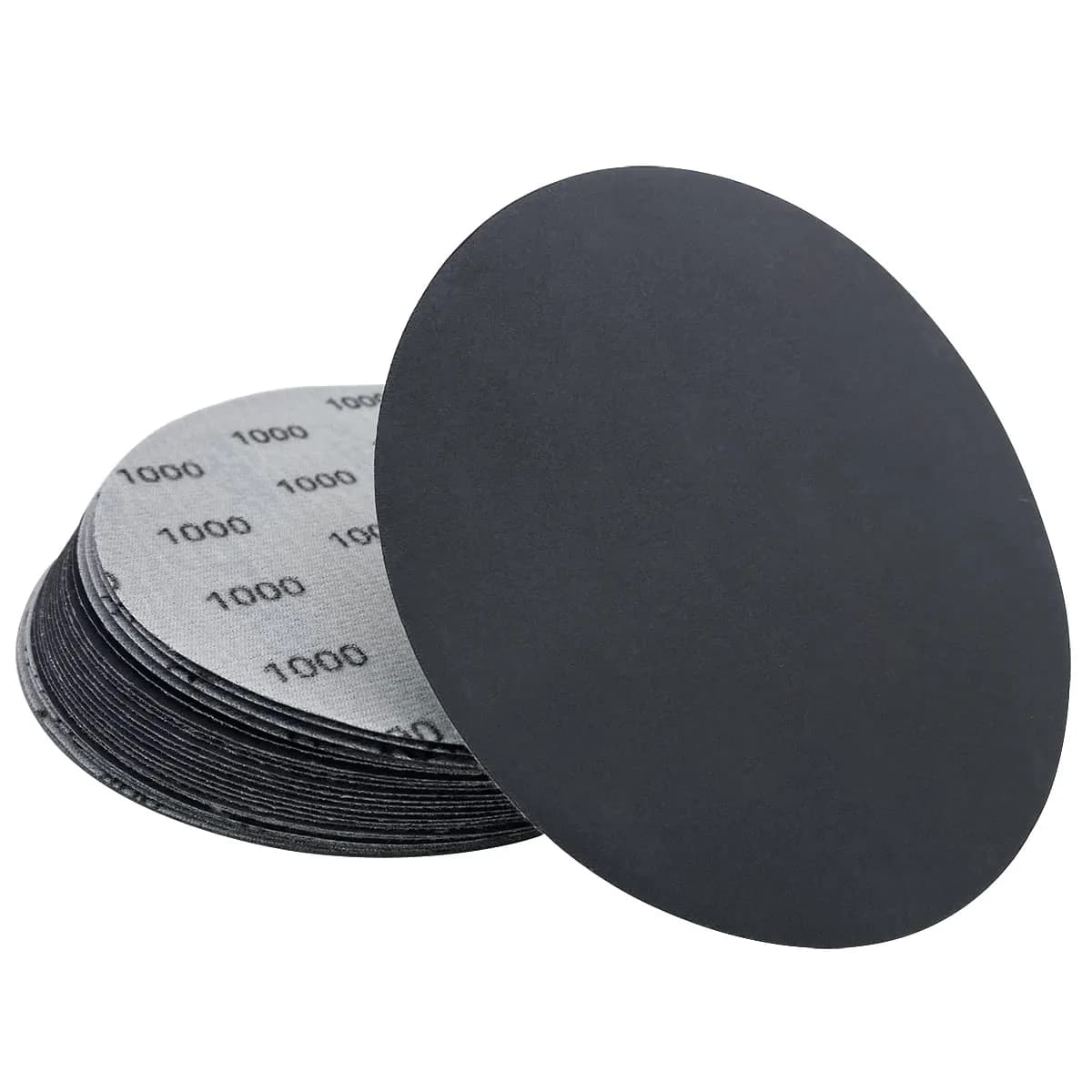 AutKerige 6 Inch 1000 Grit Wet Dry Sandpaper | Hook & Loop Discs for Auto & Home — Grit 1000