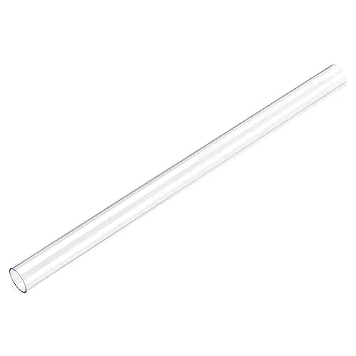 uxcell Rigid Clear Polycarbonate Tubing 20mm ID x 21mm OD x 305mm (1Ft) | High Impact Resistance thumbnail 1