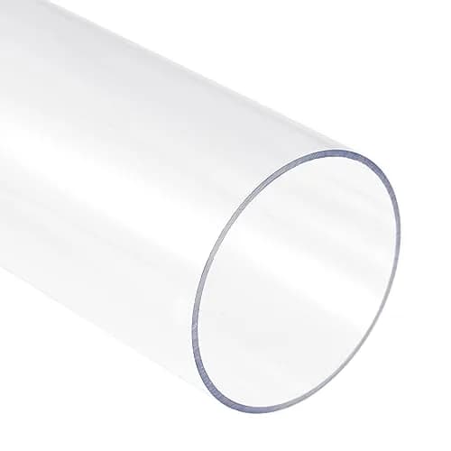 uxcell Clear Polycarbonate Rigid Round Tubing 71mm ID x 75mm OD x 305mm (1Ft) Length | Industrial Raw Material for DIY & Hardware thumbnail 3