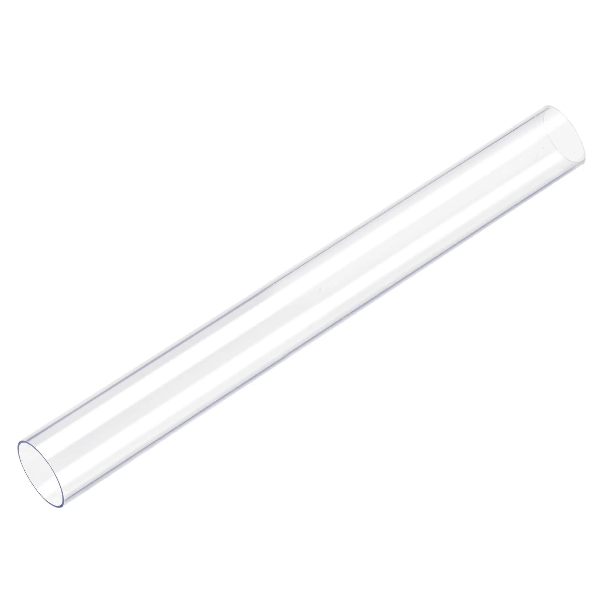 uxcell Clear Polycarbonate Rigid Round Tubing 71mm ID x 75mm OD x 305mm (1Ft) Length | Industrial Raw Material for DIY & Hardware — 26mm x 28mm x 305mm