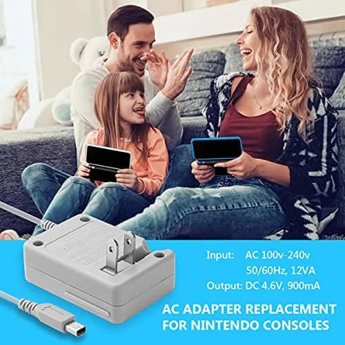 Trenro 3DS Charger Compatible with Nintendo 3DS/ DSi/XL/2DS/ New 3DS | Foldable, Portable, Safe thumbnail 8