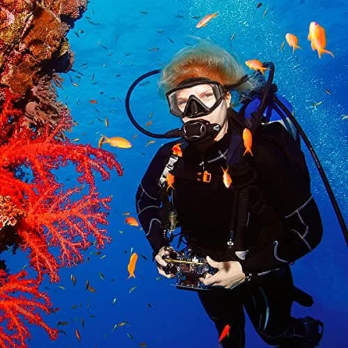 EXP VISION Pano 3 Window Scuba Diving Mask, Tempered Glass Snorkel Mask 280g (9.87 oz) | Wide View Anti-Fog Swim Mask thumbnail 6