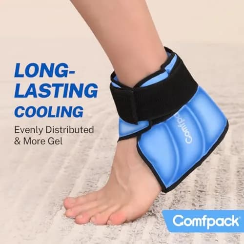 Comfpack Heel Ice Pack Wrap for Plantar Fasciitis Relief, Ankle Ice Pack Wrap for Swelling, 1 Count (Pack of 1) | Targeted Relief for Foot & Ankle Pain thumbnail 4