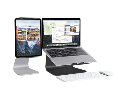 Rain Design mStand Laptop Stand (Black, mStand) | Elevates Laptop Screen 5.9 Inches for Better Posture thumbnail 4
