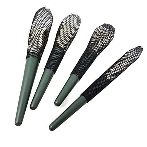 Honbay 100PCS Makeup Brush Protector Mesh Covers (12cm x 1cm) | Expandable & Reusable for Brushes, Tassels, Buds thumbnail 4