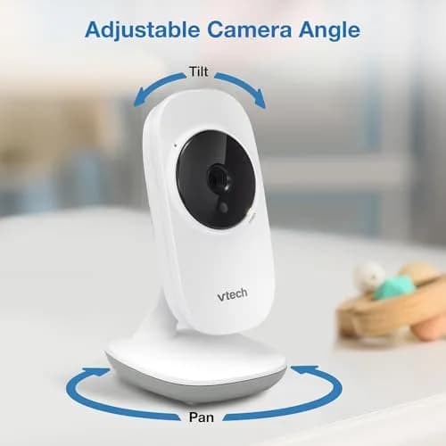 VTech VM819-2 Baby Monitor with 2 Cameras – 19-Hour Battery, 1000ft Range | Secure FHSS Connection thumbnail 5